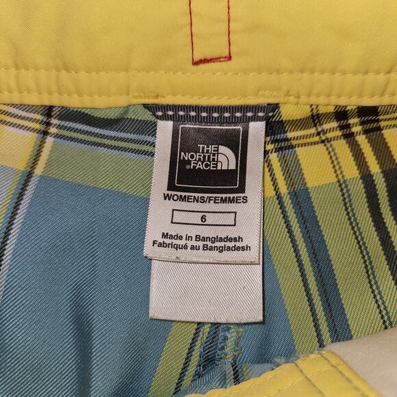 The North Face Board Shorts Y2K Plaid Swim Trunk Surfing Beach Vacation Size 6 - Picture 10 of 12
